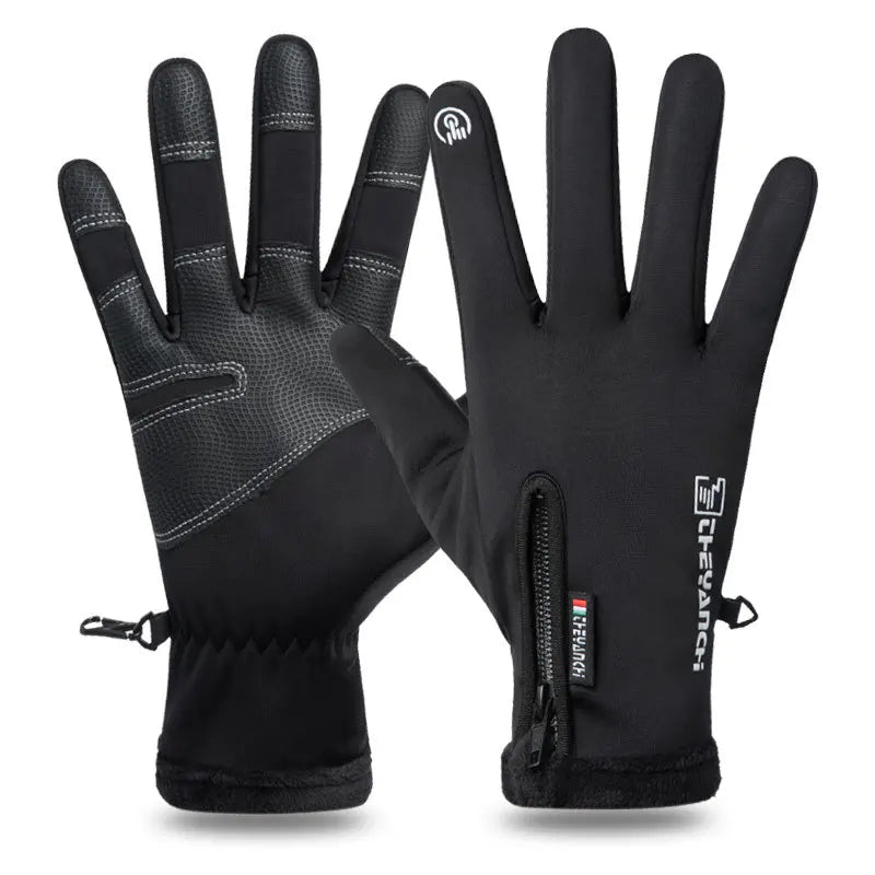 Gants d’hiver Imperméable Thermique Écran tactile Thermique Coupe-vent Chaud