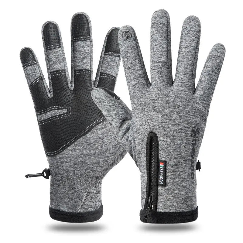 Gants d’hiver Imperméable Thermique Écran tactile Thermique Coupe-vent Chaud